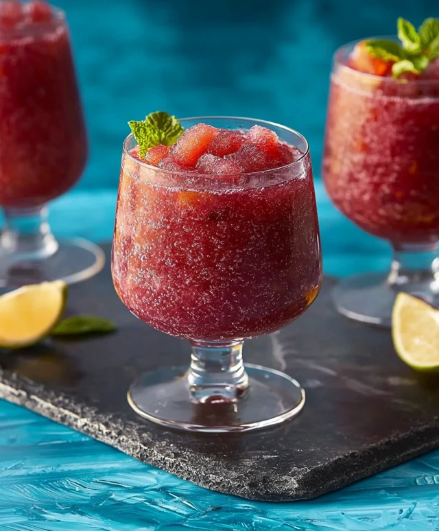 Sangria Granita herstellen
