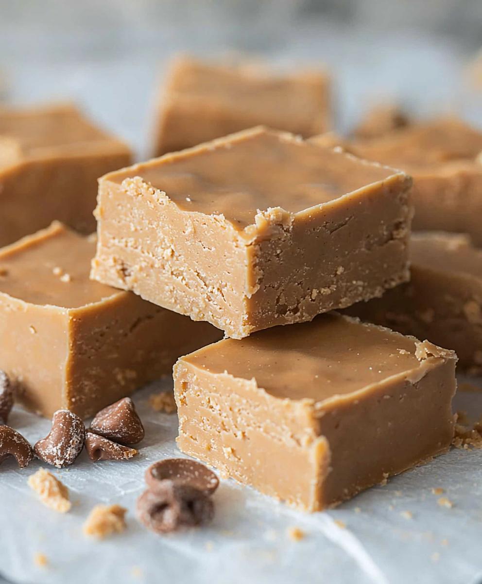Erdnussbutter Fudge
