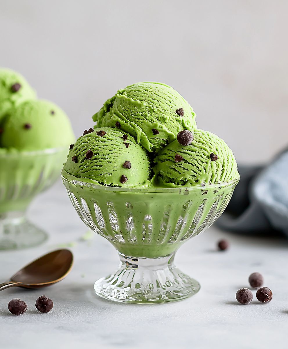 Veganes Matcha Eis