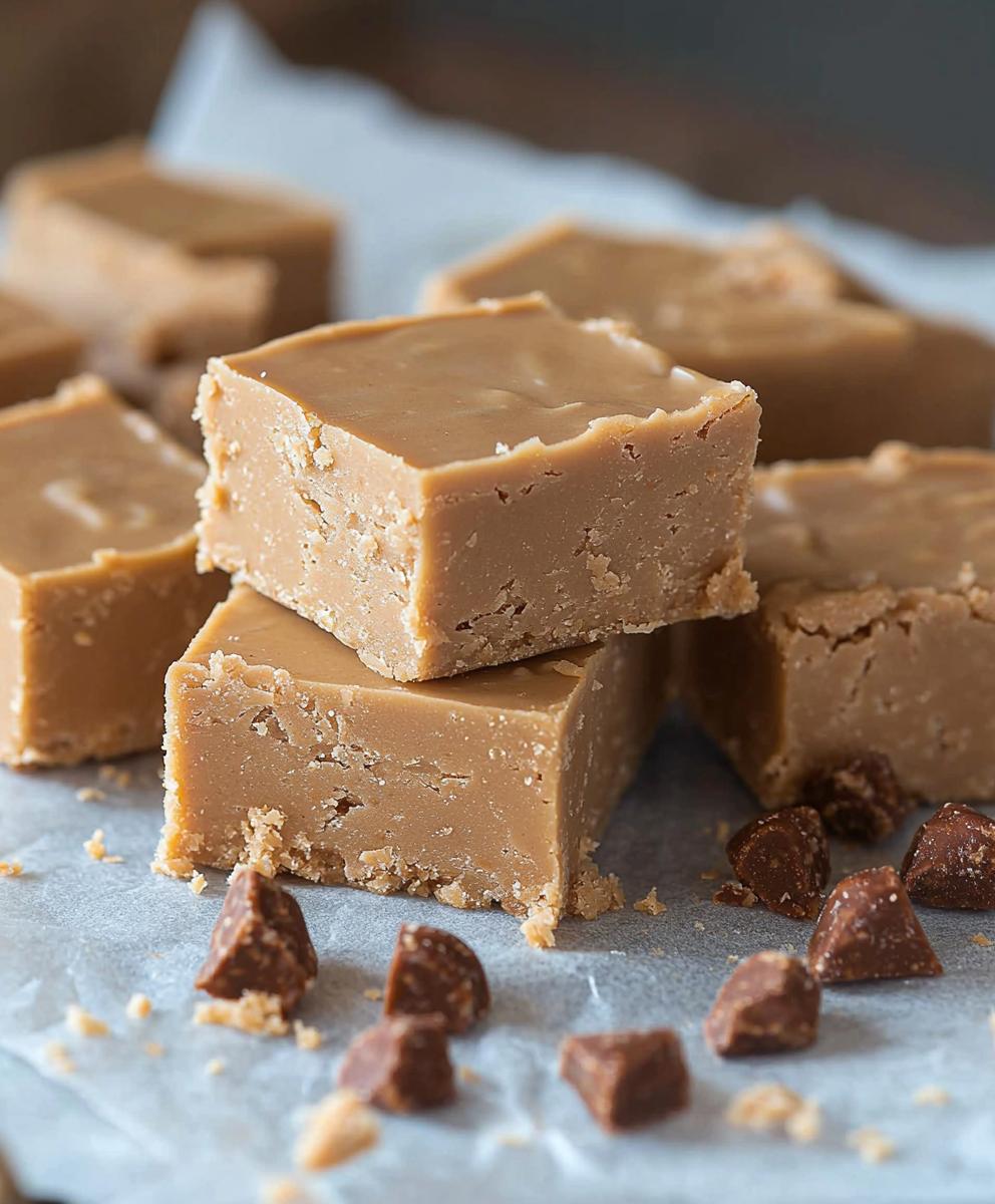 Erdnussbutter Fudge