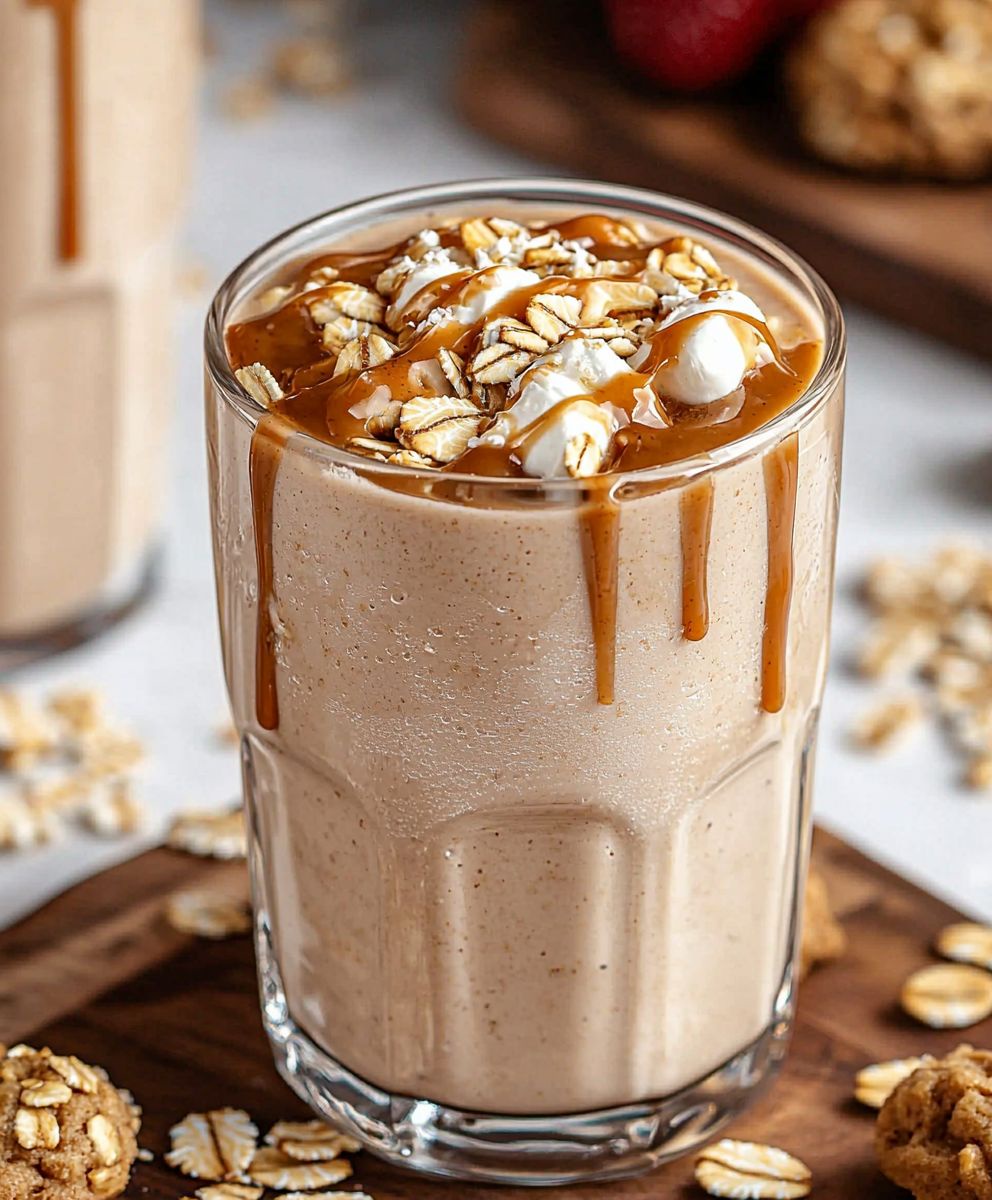 Haferkeks Shake Erdnussbutter